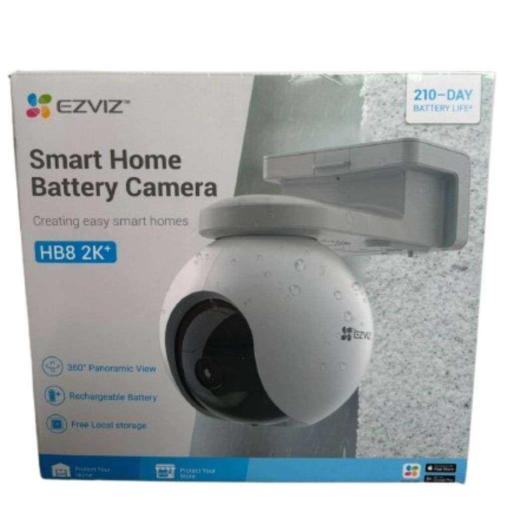 EZVIZ HB8 2K+ Wire-Free Battery Camera - 340° Pan, 4MP (Pre-Loved)