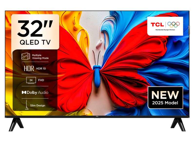 TCL 32" S5K QLED Google TV - Full HD, HDR10, Dolby Audio (32S5K)