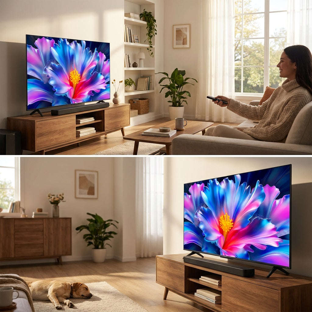 TCL 55P6L 55-Inch 4K UHD HDR Google Smart TV with Google Assistant & AiPQ Processor