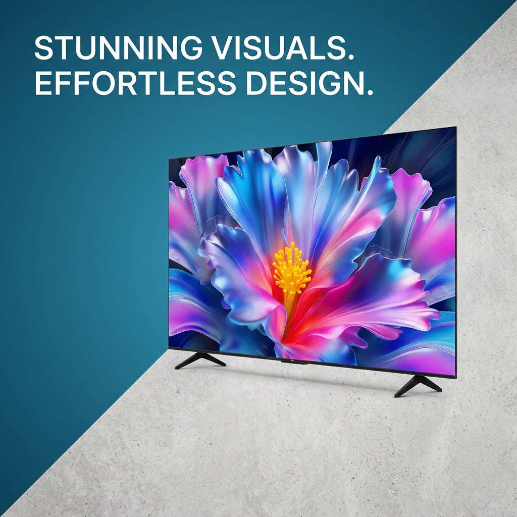 TCL 65" P6L 4K HDR Google TV - 60Hz, Dolby Audio, Bezel-less