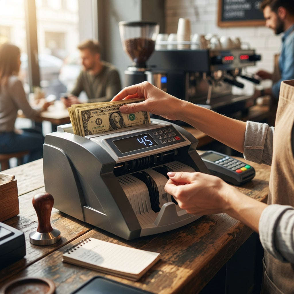 AL-5117 Automatic Money Counter - 1,000+ Notes/Min with UV & MG Counterfeit Detection