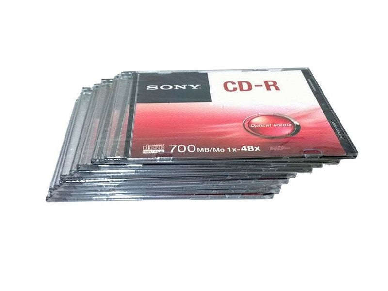 Sony CD-RW Rewritable Disc 700MB - 80 Min, 4x Write Speed