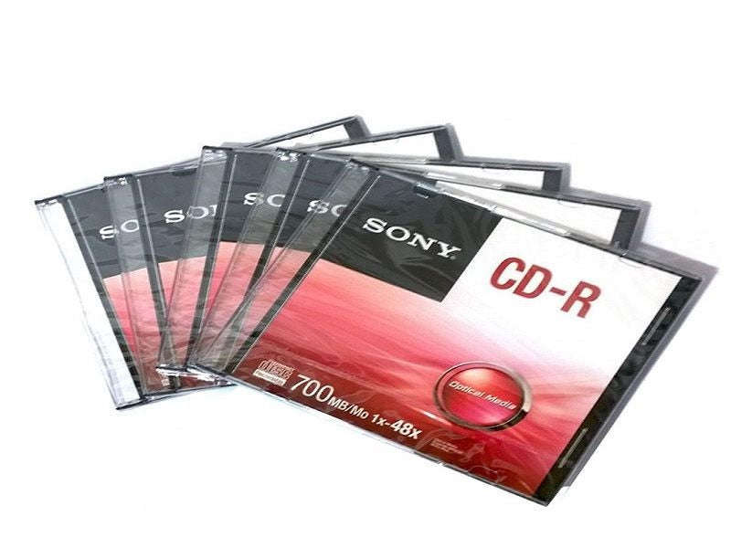 Sony CD-RW Rewritable Disc 700MB - 80 Min, 4x Write Speed
