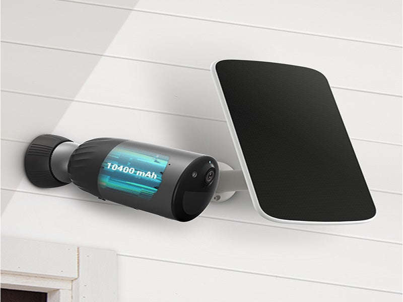 EZVIZ BC1C 4K Battery Camera Kit - 8MP, 2.8mm, Wi-Fi 6, 10400mAh, Solar, IP65