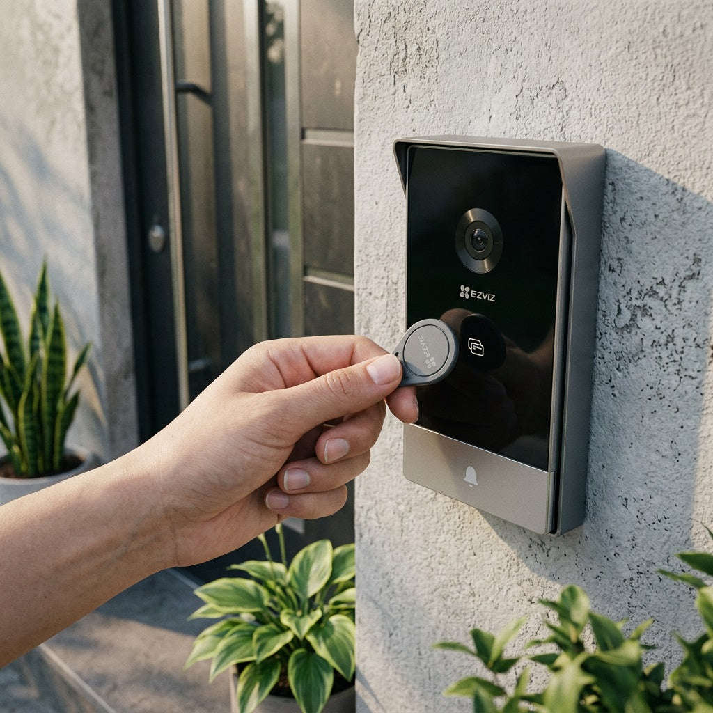 EZVIZ CP7 2K Smart Video Door Phone - App Control, Human Detection