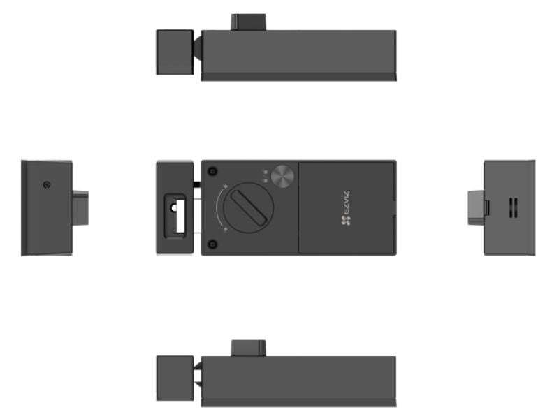 EZVIZ DL03 Digital Smart Door Lock - Keyless PIN & App, No Hub Needed