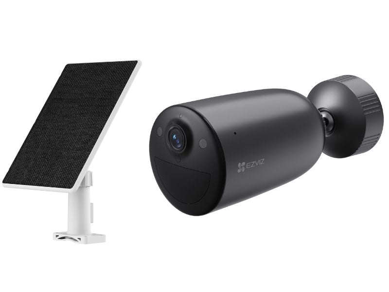 EZVIZ EB3 4G Battery Camera + Solar Panel Kit - 2K 3MP, Colour Night Vision (CS-EB3/SP-4G)