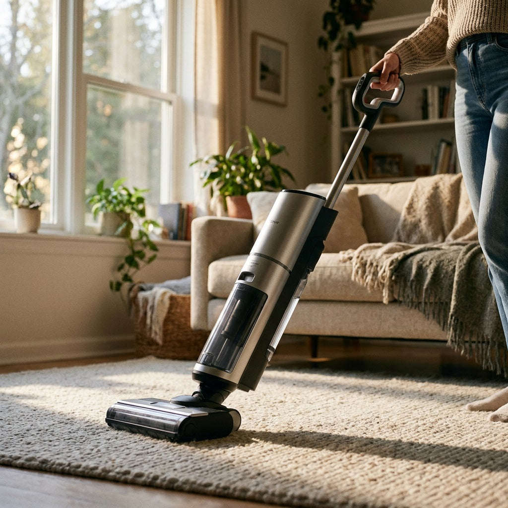 EZVIZ RH2 Smart Cordless Wet & Dry Vacuum Cleaner - Self-Cleaning