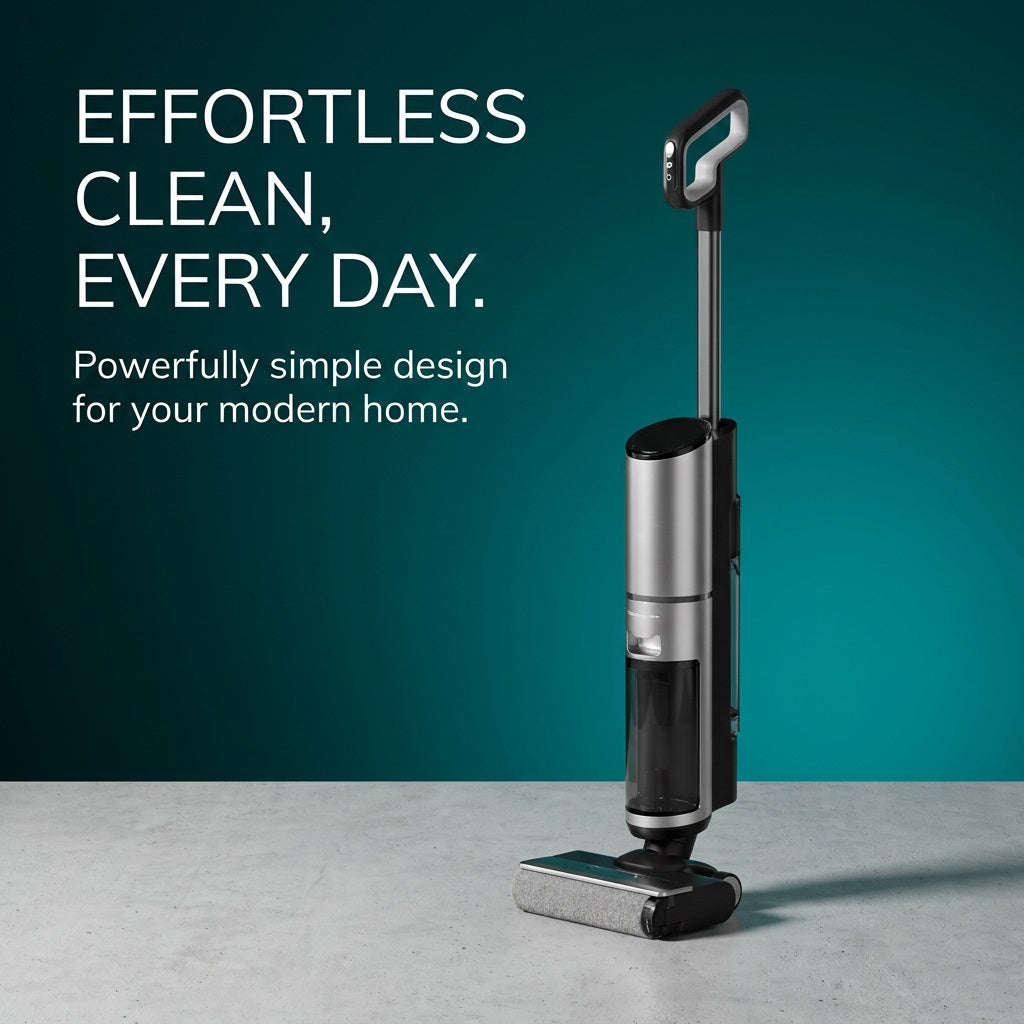 EZVIZ RH2 Smart Cordless Wet & Dry Vacuum Cleaner - Self-Cleaning