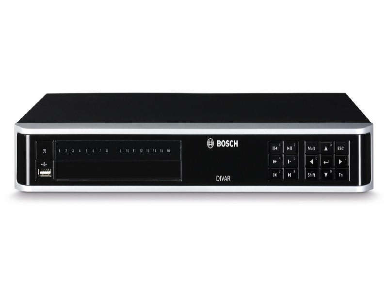 Bosch DDN-2516-200N00 DIVAR Network 2000 16-Channel NVR - 8MP UHD, 256Mbps
