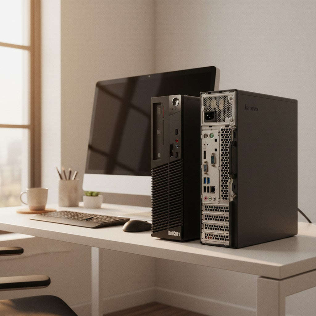 Lenovo Desktop - i3 4th Gen, 8GB RAM, 240GB SSD, Windows 10 Pro (Ex-Demo)