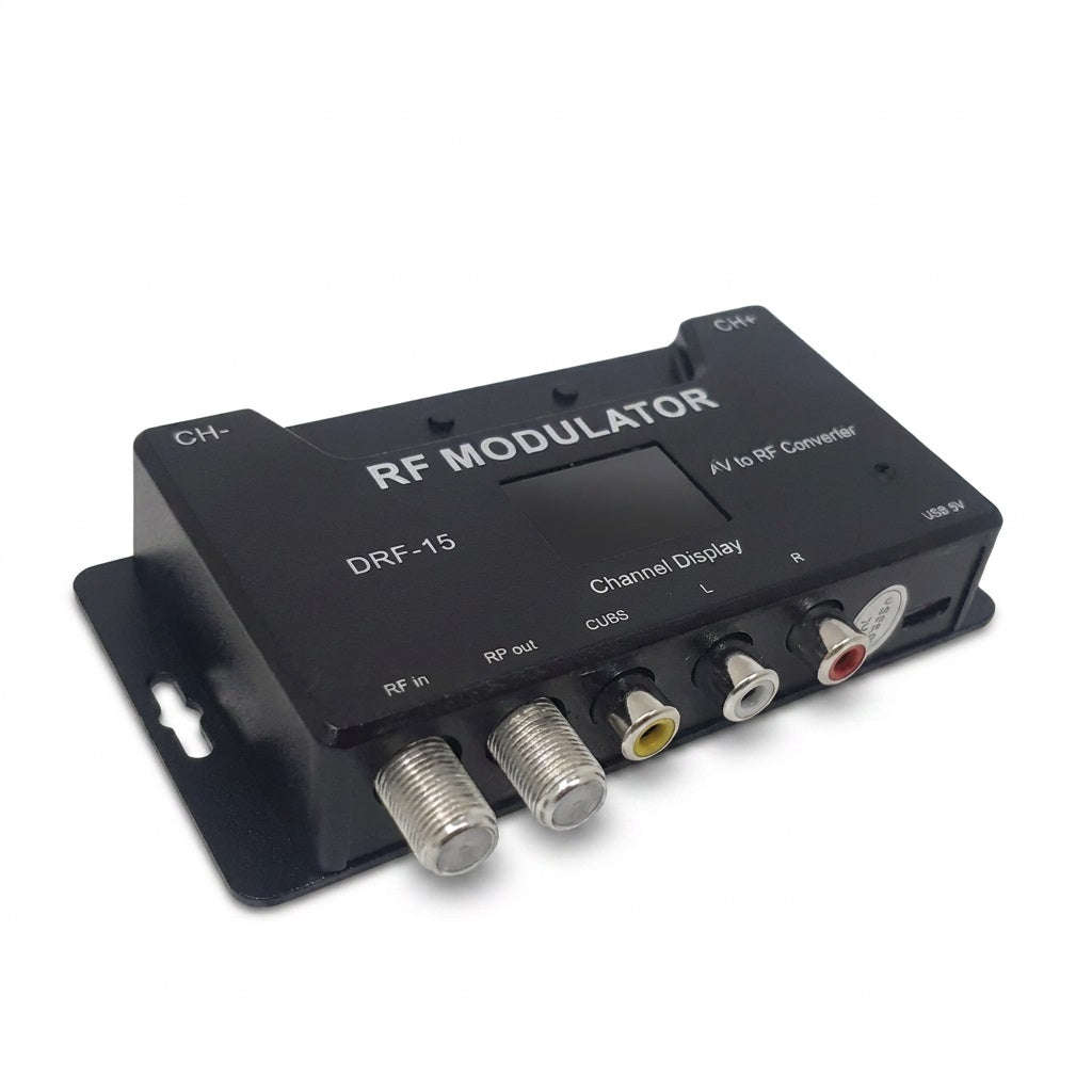DTV DRF-15 RF Modulator - AV to RF Converter for Multi-Room TV