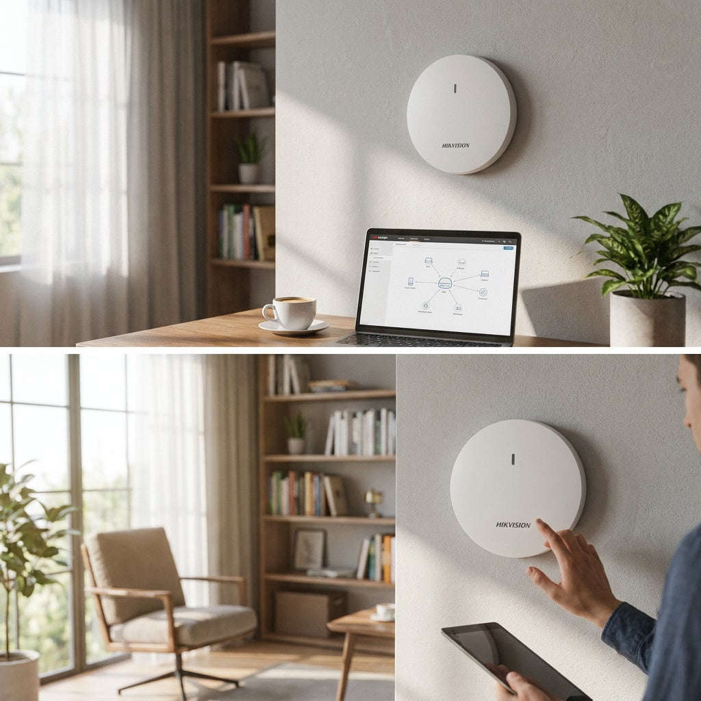 Hikvision DS-3WAP622G-SI Wi-Fi 6 Access Point - AX1800, Dual-Band, PoE, Ceiling Mount