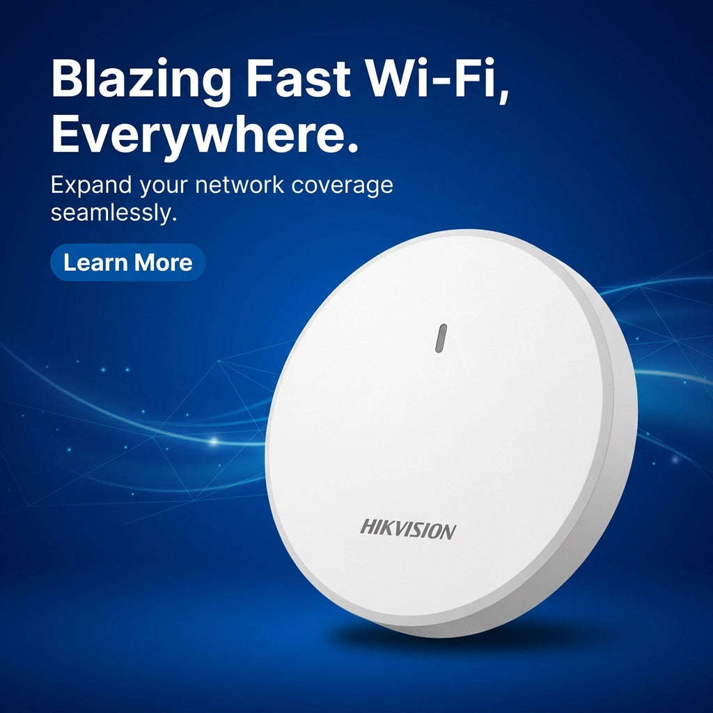 Hikvision DS-3WAP622G-SI Wi-Fi 6 Access Point - AX1800, Dual-Band, PoE, Ceiling Mount