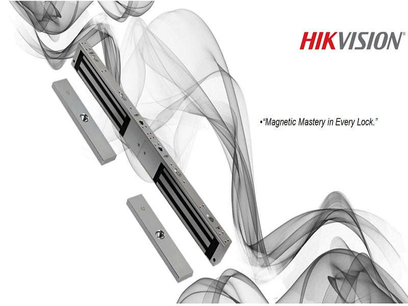 Hikvision DS-K4H450D Pro Series Magnetic Lock - 500kg Double Door, 12/24 VDC