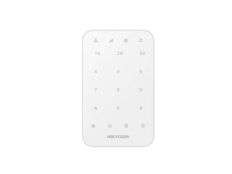 Hikvision DS-PK1-E-WE AX PRO Wireless LED Keypad - 868MHz, AES-128, Panic/Fire/Medical Alarm