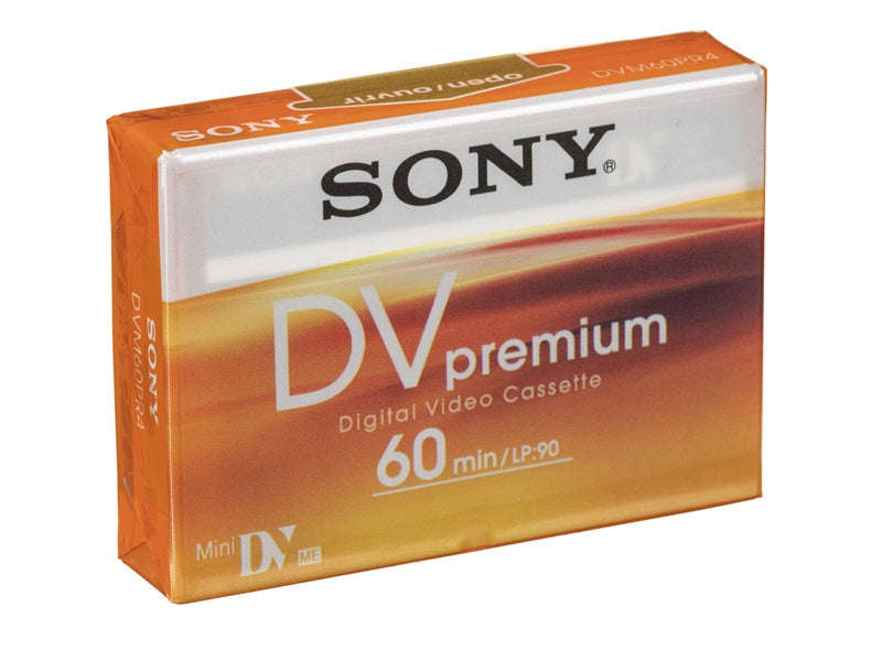 Sony DVM-60PR4 Mini DV Cassette 60-Min  HDV/DV Camcorder Tape (Single)