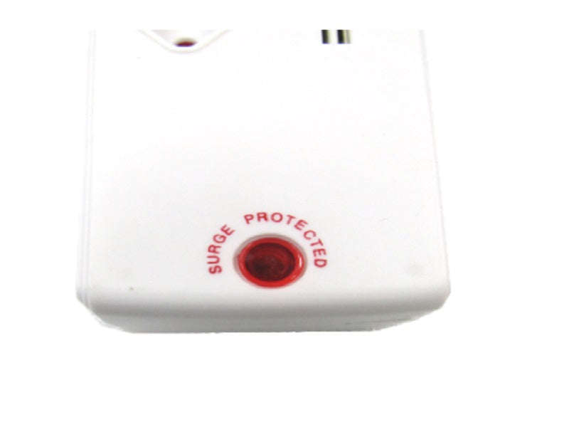 Electricmate EA011S 3-Way Adaptor with 2x USB 2.1A Surge Protection - 16A, 5A, Schuko