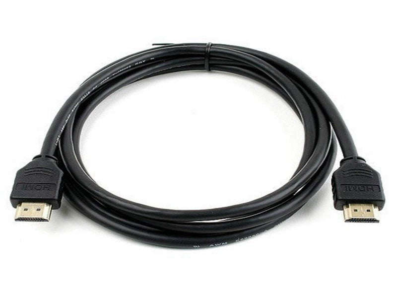 HDMI Cable 1.5m - Gold-Plated Connectors, Full HD, Black (HDMIC1.5)