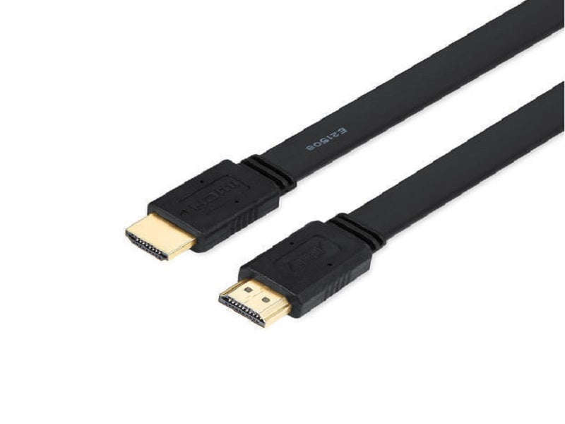HDMI Flat Cable 1.5m v1.4 - 24K Gold-Plated, 10.2Gbps, 3D (HDMICF1.5-4K)