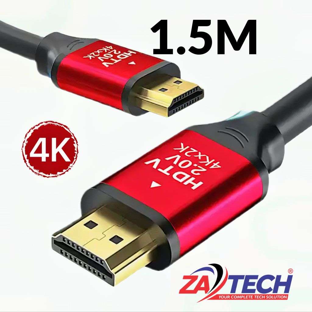 ZATECH HDMI 2.0 Cable 1.5m - 4K Ultra HD 60Hz High Speed