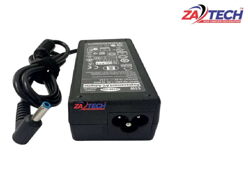 HP Laptop Charger 19.5V 3.33A 65W AC Adapter - 4.5 x 3.0mm Tip, Black