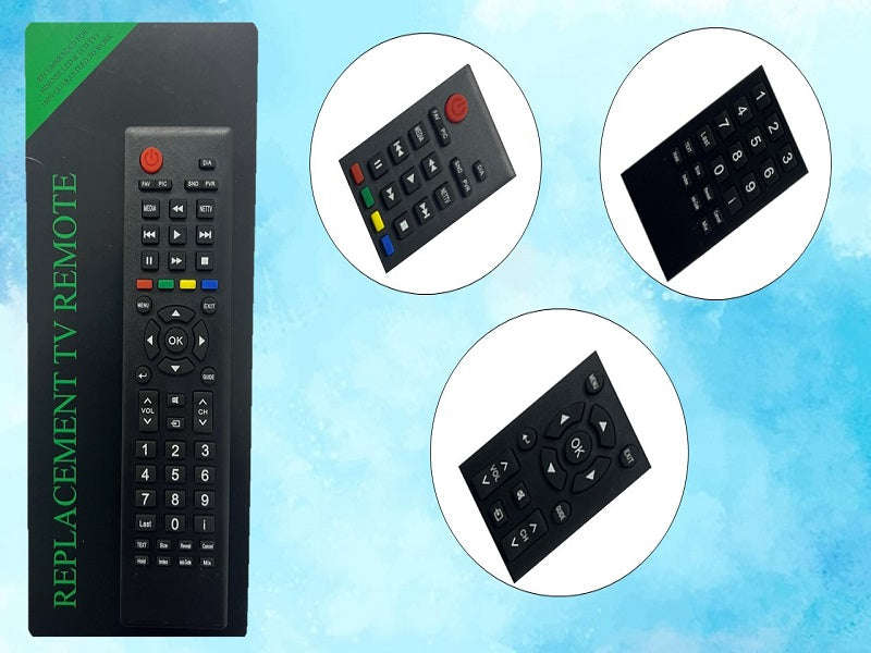 Replacement Remote Control for Hisense LED & LCD TVs - No Programming (HTV-01)
