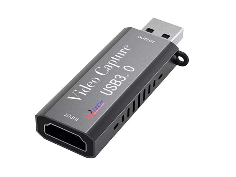 ZATECH HDMI Video Capture Card USB 3.0 4K - 1080p HD Recorder (HVC-05)