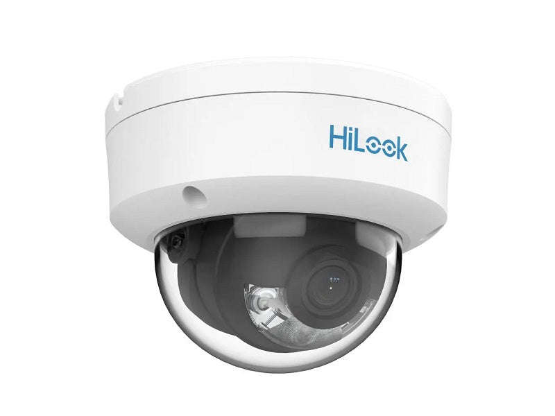 Hilook IPC-D129HA ColorVu 2MP IP Dome Camera - 2.8mm, 30m White Light, PoE, IP67