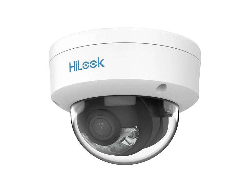 Hilook IPC-D129HA ColorVu 2MP IP Dome Camera - 2.8mm, 30m White Light, PoE, IP67