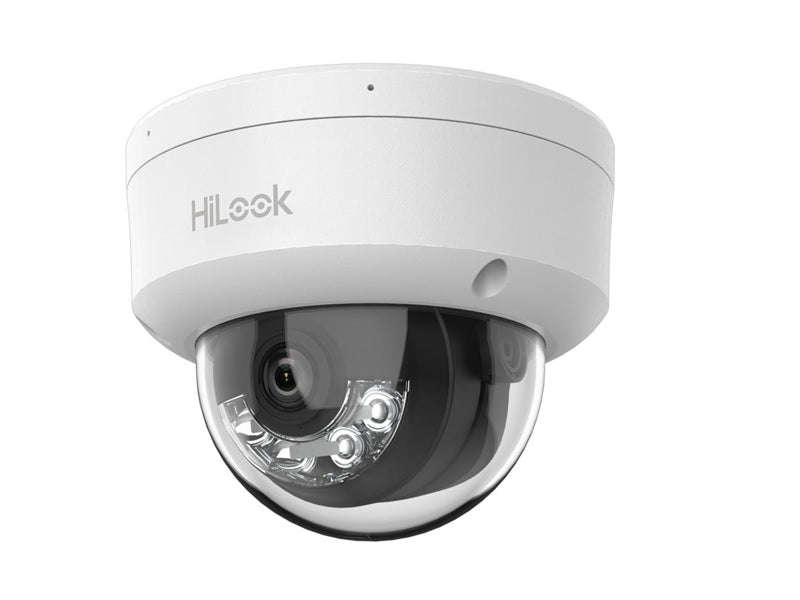 Hilook IPC-D140HA-LU 4MP IP Dome Camera - 2.8mm, Dual Light 30m, 120dB WDR, PoE