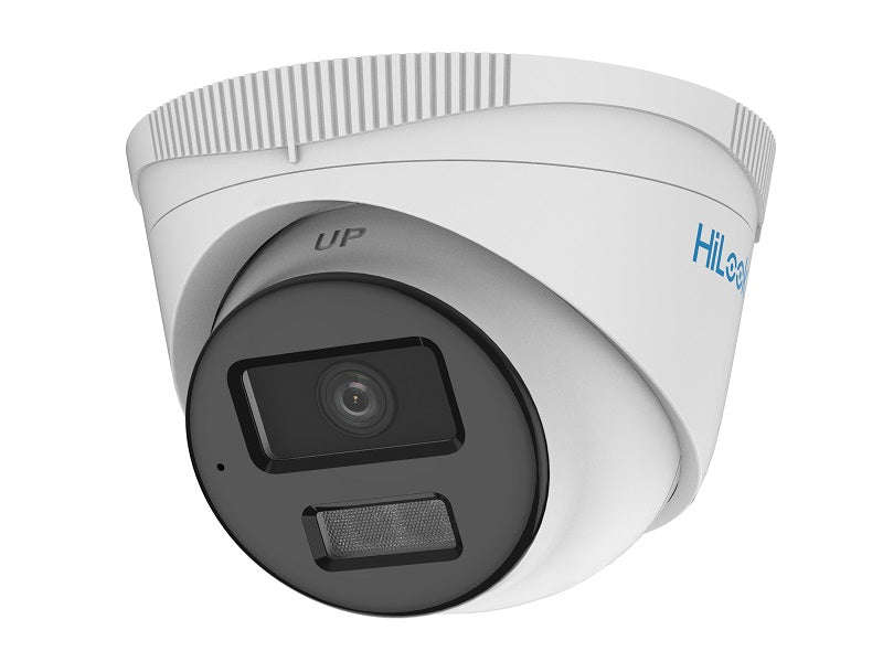 HiLook IPC-T229HA-LU 2MP ColorVu IP Turret Camera 2.8mm - 30m, Audio, PoE