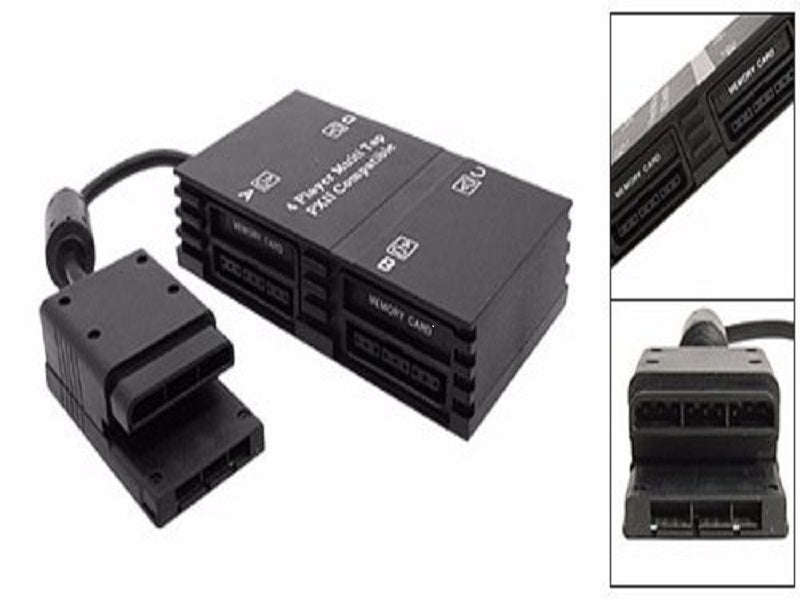 PS2 Multitap 4-Player Adapter (ITGMT4P) - 4 Controller & Memory Card Slots