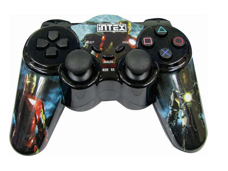Wireless PS2 Gamepad Controller (ITGPW06) - 2.4GHz, Vibration, 30ft Range