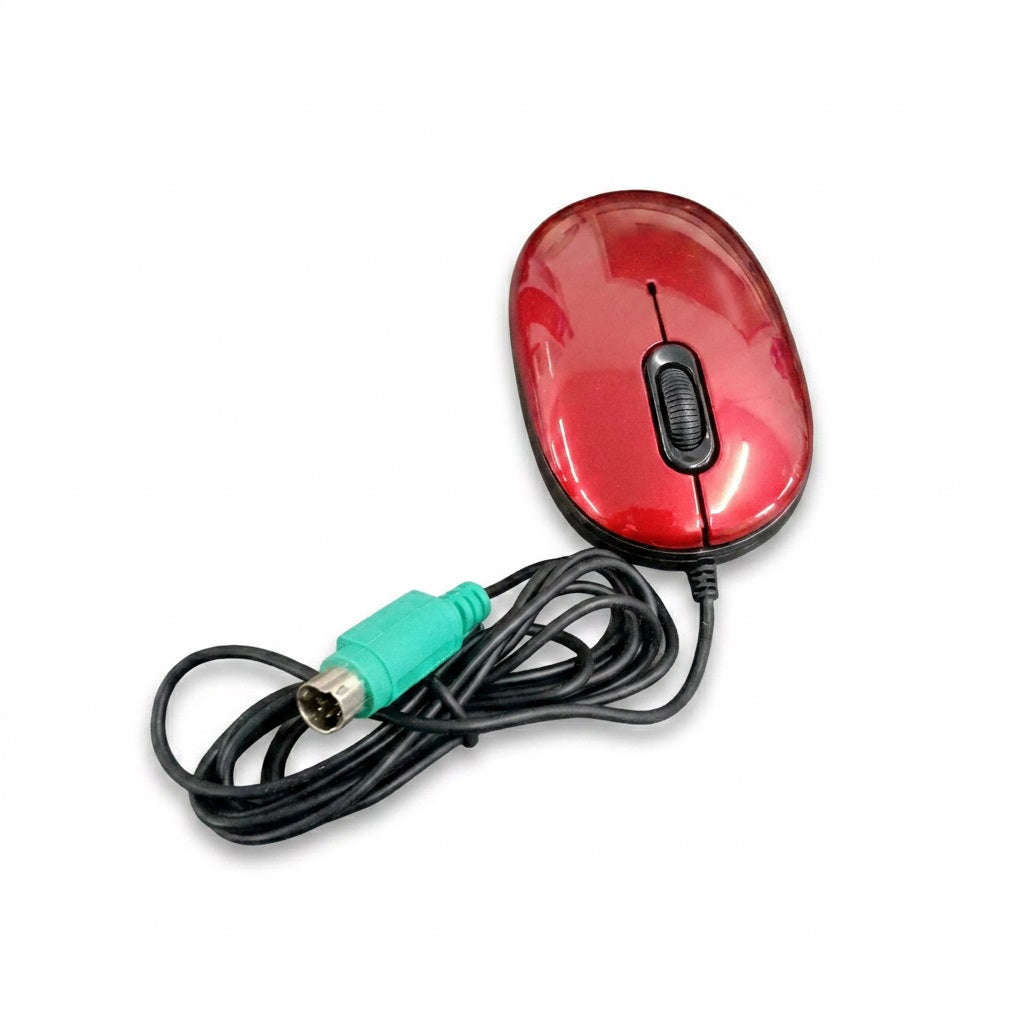 Intex Live PS/2 Optical Mouse (ITOP60) - Wired, Ambidextrous, Desktop PC
