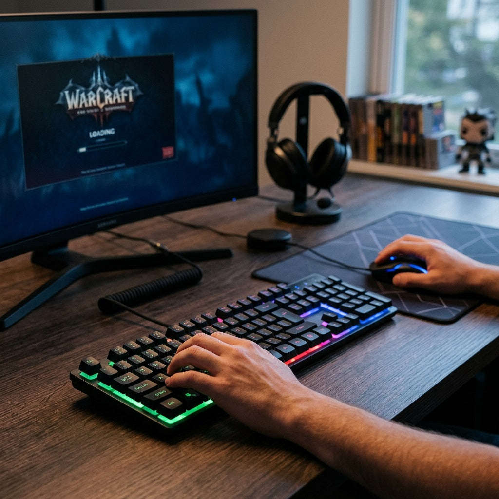 Zornwee K550 Gaming Keyboard & Mouse Combo - USB Wired Set for PC & Laptop