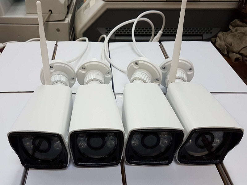 Zavision K9604 Wireless 4-Channel Camera Kit 1MP 720P - WiFi NVR, HDMI/VGA
