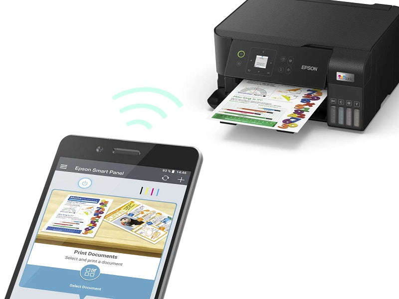 Epson EcoTank L3560 A4 Wi-Fi All-in-One Inkjet Printer - Print/Scan/Copy, 15 ipm