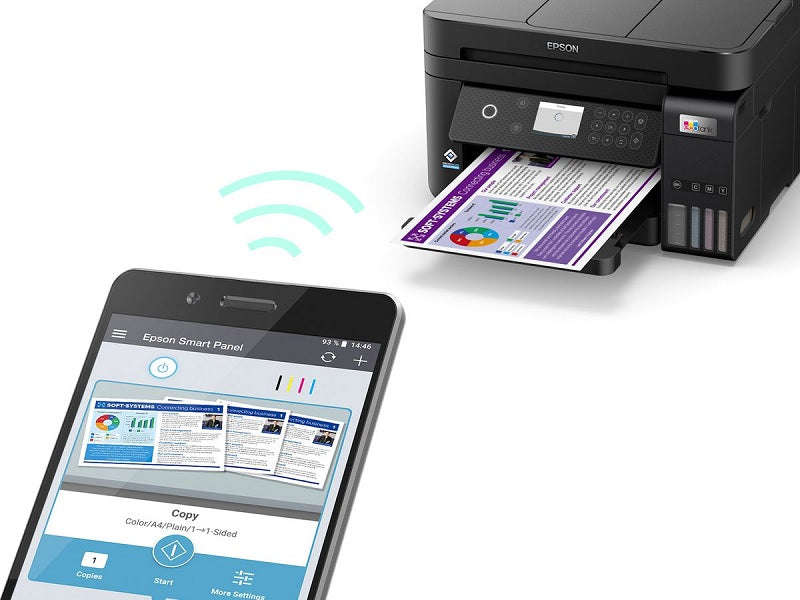 Epson EcoTank L6270 A4 Wi-Fi All-in-One Printer - Print/Scan/Copy, ADF, Duplex