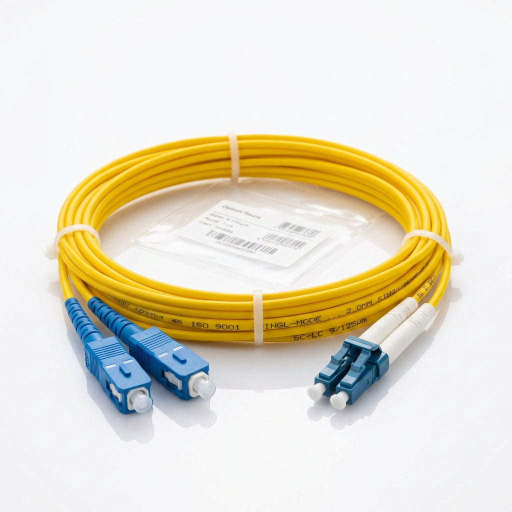 ZATECH LC to SC Fibre Optic Patch Cable 3m - Single Mode Duplex