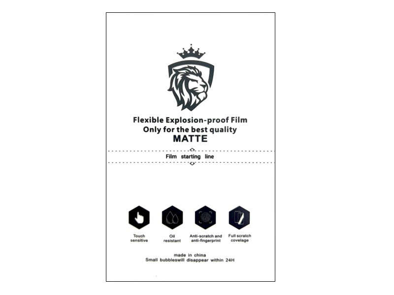Wotaer Matte Screen Protector Film 120 x 190mm - Anti-Glare, 50 Sheets