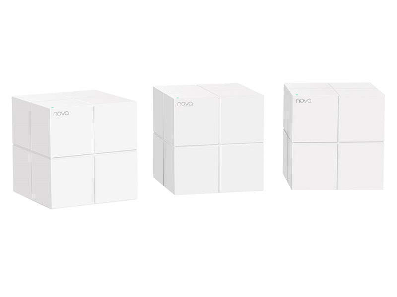 Tenda Nova MW6 AC1200 Whole Home Mesh Wi-Fi 5 System - 3-Pack, Gigabit, 500m2