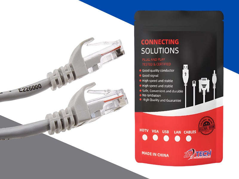 Cat5e Network Patch Cable - 50m, RJ45, CCA, Gigabit Ethernet LAN