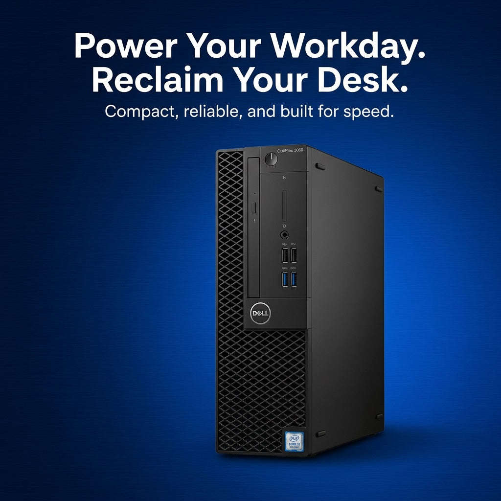 Dell OptiPlex 3060 Desktop - i5 8th Gen, 8GB RAM, 240GB SSD, Win 10 Pro (Ex-Demo)