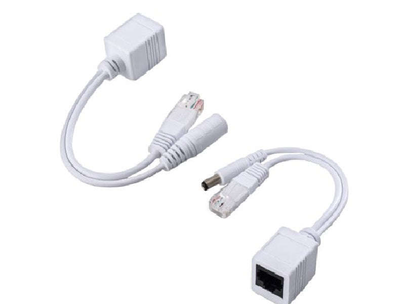 Alcell Passive PoE Injector & Splitter Set - 12V-50V, MikroTik Compatible