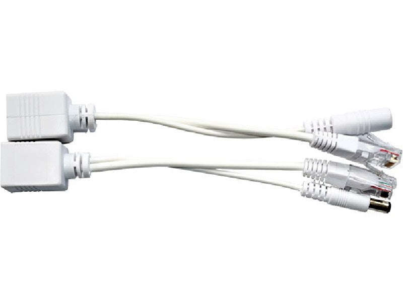 Alcell Passive PoE Injector & Splitter Set - 12V-50V, MikroTik Compatible