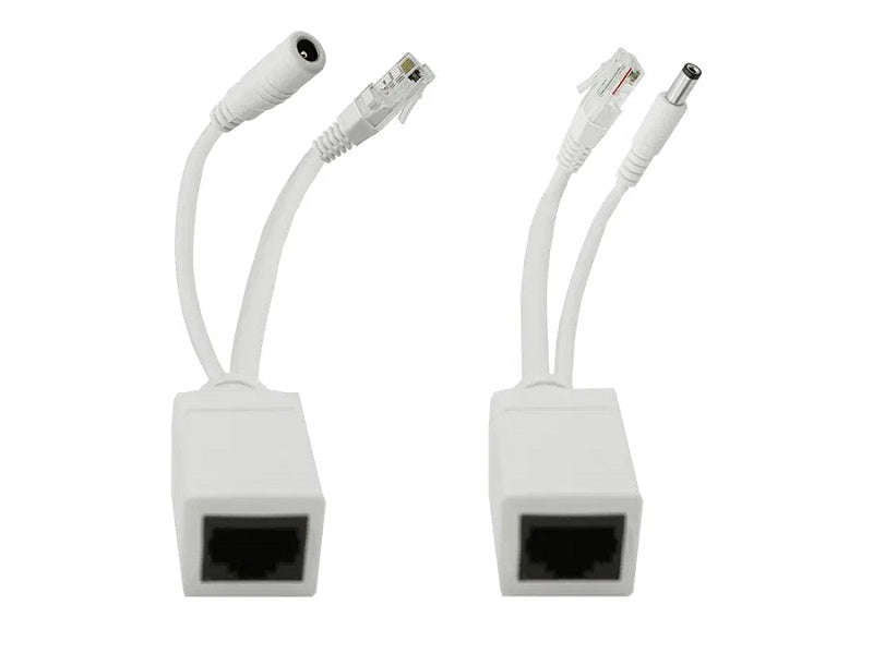 Alcell Passive PoE Injector & Splitter Set - 12V-50V, MikroTik Compatible