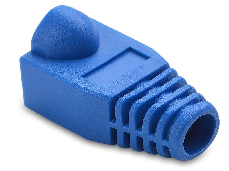 RJ45 Strain Relief Boot - Single, Snagless Cat5e/Cat6, Mixed Colours (RJ45BM)