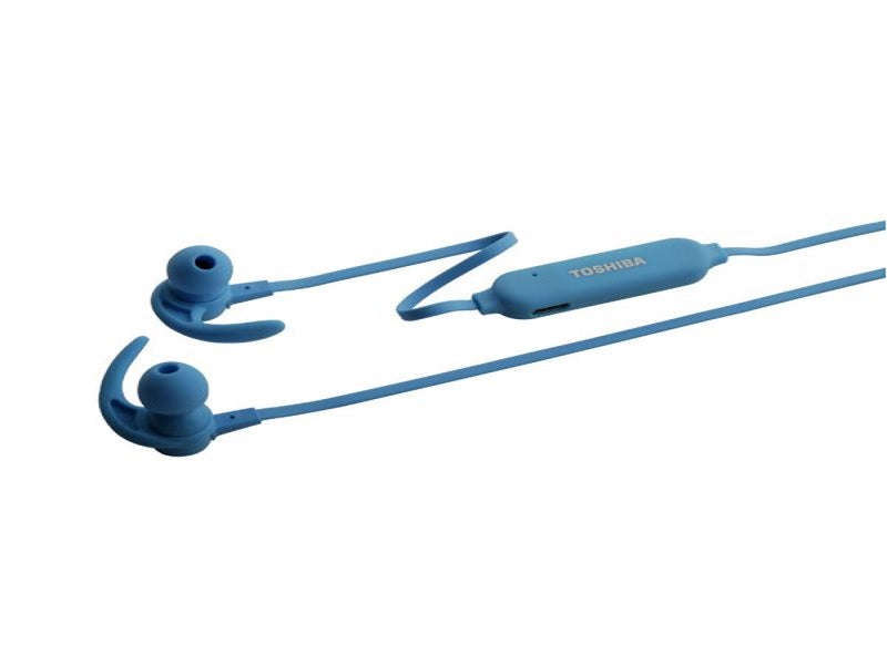 Toshiba RZE-BT31E Wireless Bluetooth Earphones - Blue, Mic, Multipoint