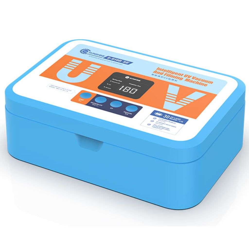 Sunshine S-918B SE Smart Vacuum UV Screen Protector Machine - 30 LED Beads, 365+395nm